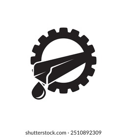 water gutters icon logo vector design template