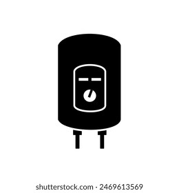 Water heater icon isolated on white background.