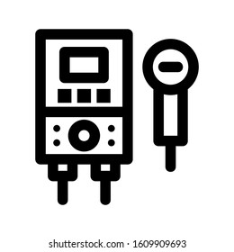 water heater icon isolated sign symbol vector illustration - high quality black style vector icons

