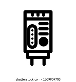 water heater icon isolated sign symbol vector illustration - high quality black style vector icons
