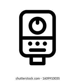 water heater icon isolated sign symbol vector illustration - high quality black style vector icons
