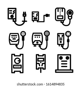 water heater icon isolated sign symbol vector illustration - Collection of high quality black style vector icons
