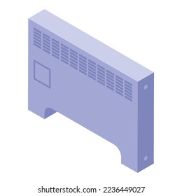 Water heater icon isometric vector. Room energy. Climate service