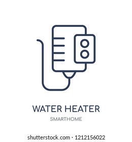 Water Heater Icon Water Heater Linear Stock Vector (Royalty Free ...