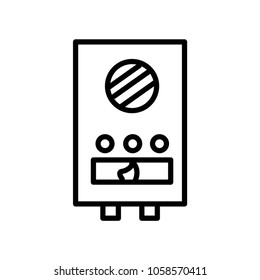 water heater  icon vector