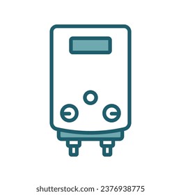 water heater icon vector design template simple and clean