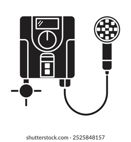 Water heater icon vector on white background