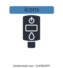 water heater icons  symbol vector elements for infographic web