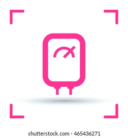 Water Heater isolated minimal single flat linear icon for application and info-graphic. Boiler line vector icon for websites and mobile minimalistic flat design.
