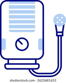 Water heater Line vector Icon Design