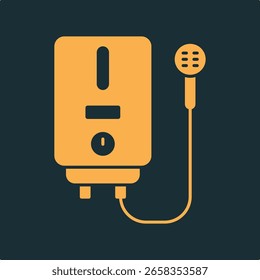 Water Heater trendy practical important vector Illustration design charming colorful background.eps