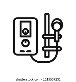 Water heater vector icon