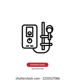 Water heater vector icon