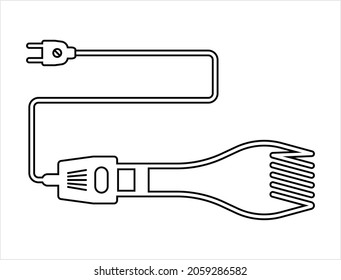 Icono De La Bobina De Calefacción De Agua, Bobina De Calefacción De Agua Eléctrica, Ilustración De Arte Vector De Inmersión De Bobina