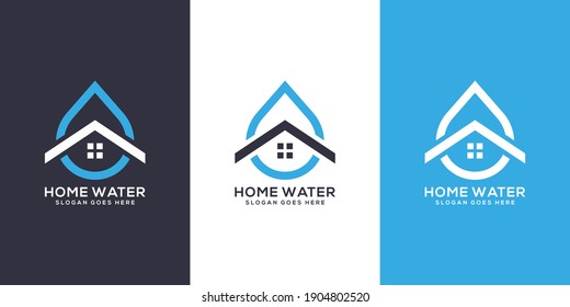 Logo für Wasserhäuser, Vektordesign
