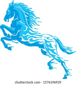 Water Horse, Blue Mythical Creature