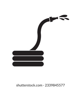 water hose icon logo vector design template