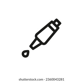 Water Hose icon vector. Linear style sign for mobile concept and web design. Water Hose symbol illustration. Pixel vector graphics - Vector.
