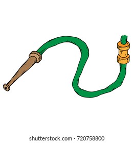 Water hose. Vector illustration.