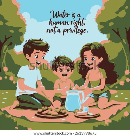 water is human right not a privileged.