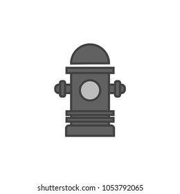 water hydrant icon vector
