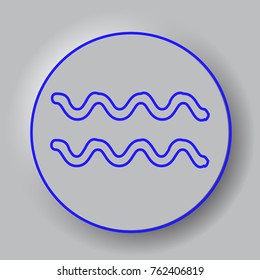 Water icon 3d, for Internet icon and application icon. Vector eps 10.