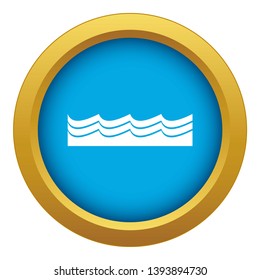 Water icon blue vector isolated on white background for any design