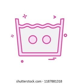 Water icon design vector