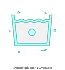 Water icon design vector