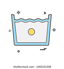 Water icon design vector
