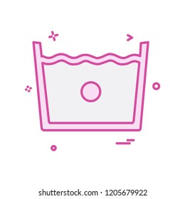 Water icon design vector