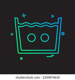 Water icon design vector