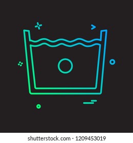 Water icon design vector