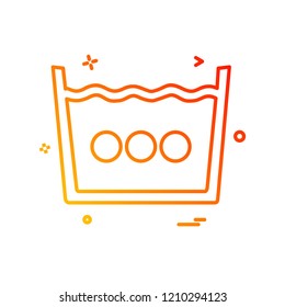 Water icon design vector