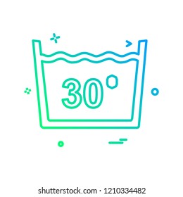 Water icon design vector