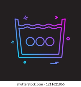 Water icon design vector