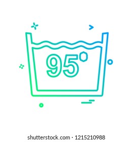 Water icon design vector