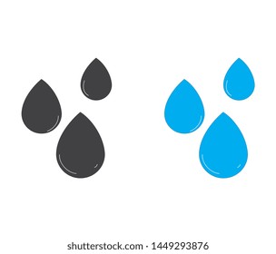 water icon design vector element logo template
