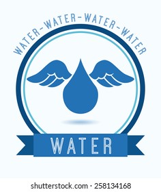 water icon design, vector illustration eps10 graphic 
