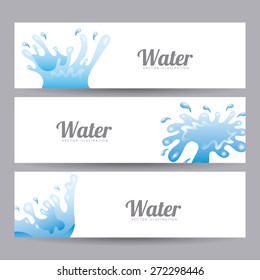 water icon design, vector illustration eps10 graphic 