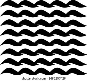 water icon is designed in black