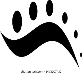 water icon is designed in black