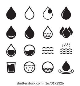 Water icon, drop icon. Design vector water icon symbol