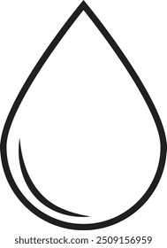 Water icon, drop icon. Design vector water icon.