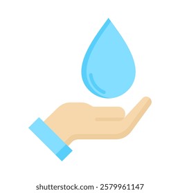 Water Icon Element For Design