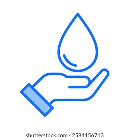 Water Icon Element For Design