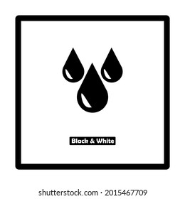 water icon flat illustration vector