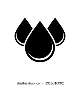  Water icon flat vector illustration for logo, web, app, UI.