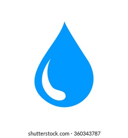 Water Icon, Flat Vector Illustration. Design EPS 10