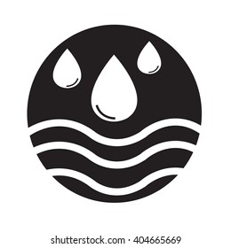 water icon Illustration design